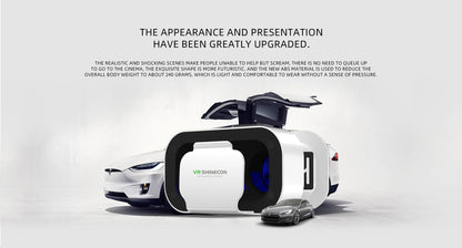 VR Glasses 3D Headset Virtual Reality Device Helmet Goggles Lenses Mobile Smartphone Smart Phone Cell Realidade Viar VR