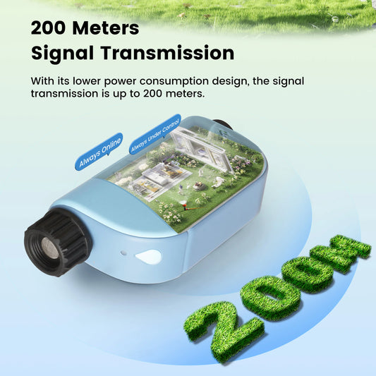 GIRIER Tuya Smart Water Timer WiFi Programmable Sprinkler Controller for Garden Hose Irrigation No Hub Required Works with Alexa