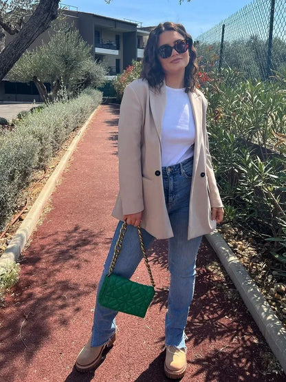 Blazer Woman Fashion Office Wear for Women Professional Autumn winter Female Coat Elegant Youth Blazer Office Outfits