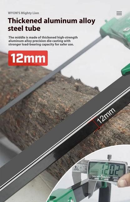 Damaly, Hacksaw Stand, Aluminium Power Hand Saw, Household Mini Adjusting Saw, Bow Stand, Woodworking Saw, Hand Saw