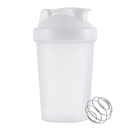 Sports water cup with Shaker Balls Leak Proof Drink Shaker Bottle Whey Protein Powder Mixing Bottle Fitness Gym Shaker Drink Cup