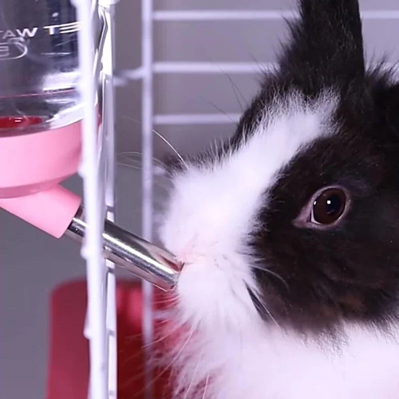Pet Hamster Cat Drinker Kitten Water Bottle Dispenser Feeder Hanging Dog Guinea Pig Squirrel Rabbit Drinking Head Pipe Fountain