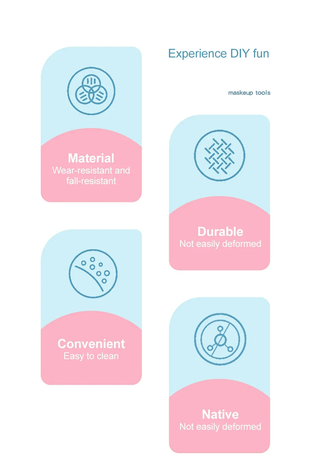 DIY 6 Set Silicone Mask Mud Essential Oil Bowl Skin Care Mud Bowl Spoon Tools Convenient Clean Durable Makeup Portable Skin Care