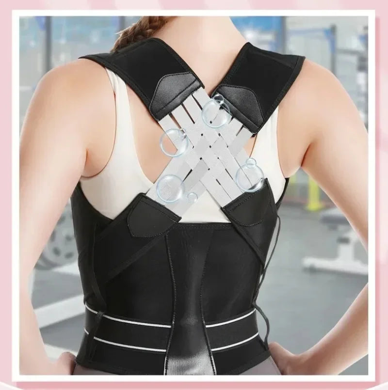 Back Posture Girdle for Women Men Shoulder Posture Corrector Back Support Gym Exercise Pilates Back Straightener Body Shape