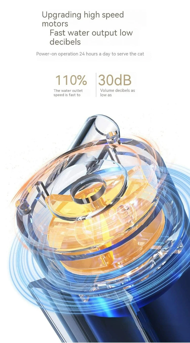 1 Silent Smart Pet Water Fountain, With Filter, Automatic Power-off, 3L Automatic Water Dispenser for Cats and Small Medium Dogs