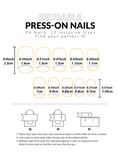 ARTAUG 24PCS Medium Almond Fleshcolor Press On Nails Fake Nails Pink Summer Nails Press On Nails Detachable Reusable Girl Gift