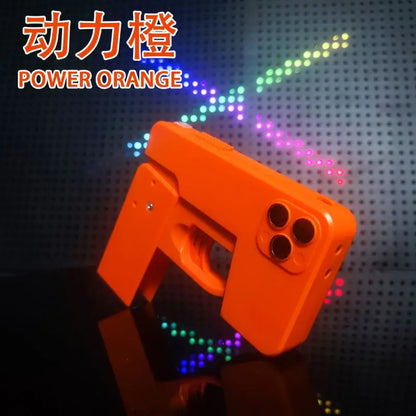 Folding mobile phone water gun, large-capacity explosions, water spray guns, boys and girls, baby water toys.