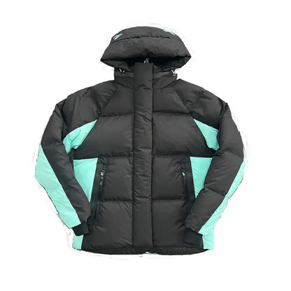 Winter Men Plush Thick Warm Jacket Hoodies Centre Cee Fashion Down Jacket BlackBlue Y2k Streetwear Clothing Mens Coat