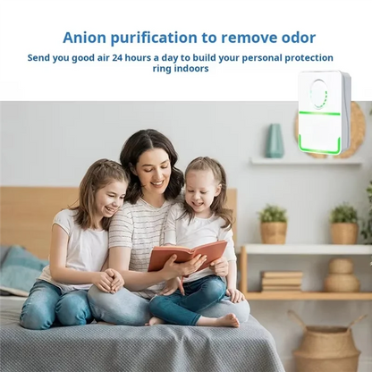 Negative  Air Purifier For Home, Bathroom Odor & Pet Deodorizer, Efficient Methanol Smell Removal, Compact Cleaner(EU Plug)-B