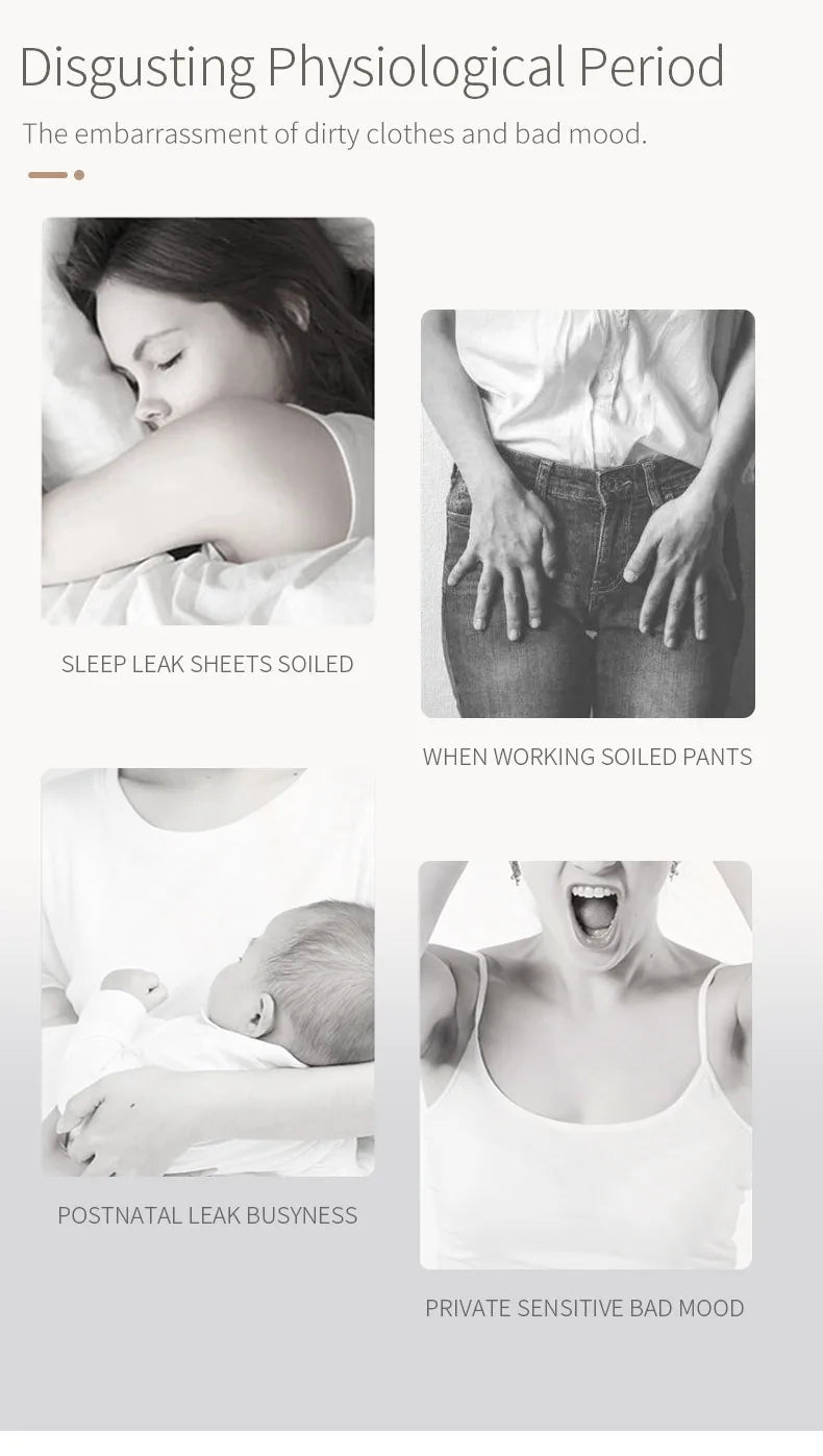 Menstrual Period Panties Women Cotton higth waist Leak Proof Widen absorbent underwear Physiological Briefs