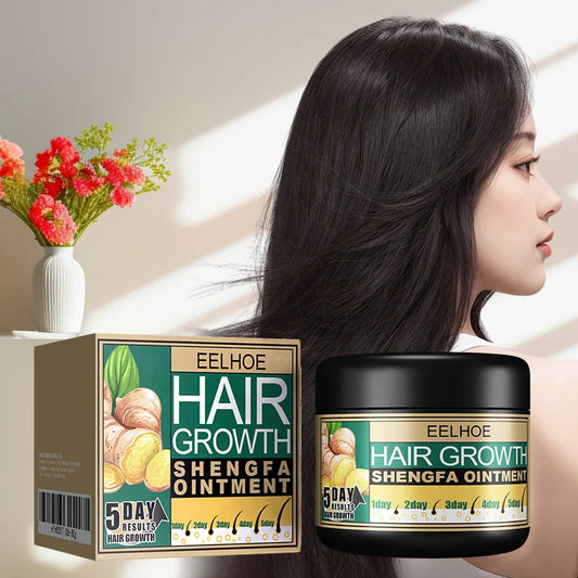 Ginger Hair Growth Cream Deep Cleansing Smoothing Repairing Relieving Hair Loss Improving Scalp Strengthener Hair Care Products