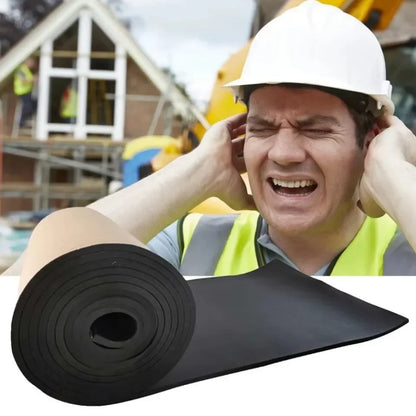 Self-adhesive Rubber Foam Roll Versatile Soundproofing Insulation Easy-Cut for DIY Ideal for Roofs Cars Noise Insulation Mats