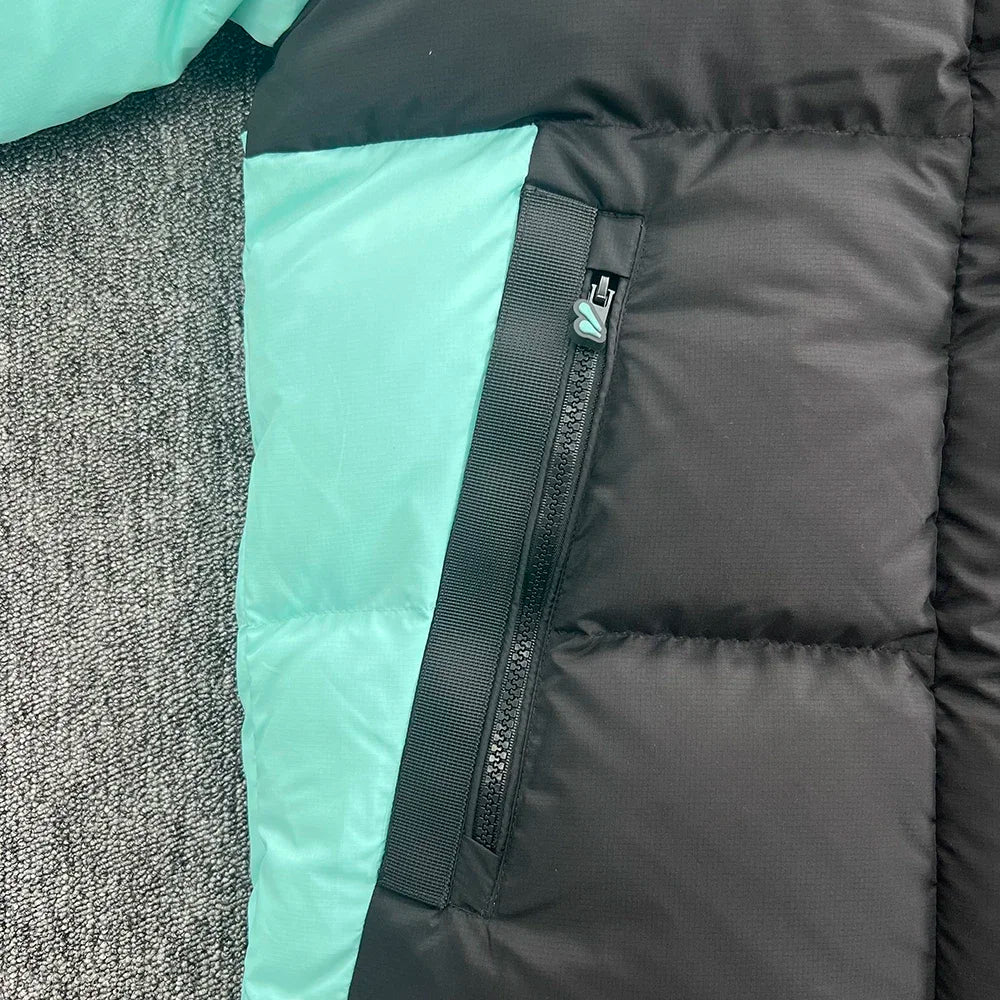 Winter Men Plush Thick Warm Jacket Hoodies Centre Cee Fashion Down Jacket BlackBlue Y2k Streetwear Clothing Mens Coat