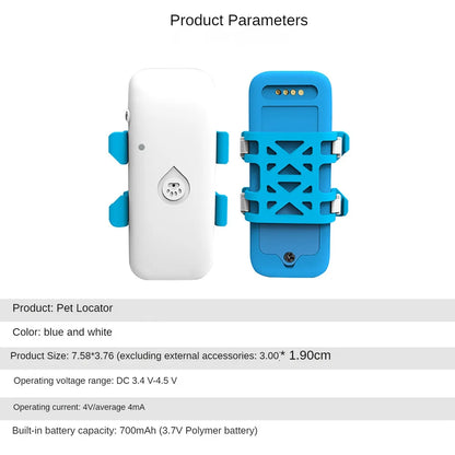 Pet GPS Tracking Locator, 4G, Global Cat and Dog, Remote Viewing App