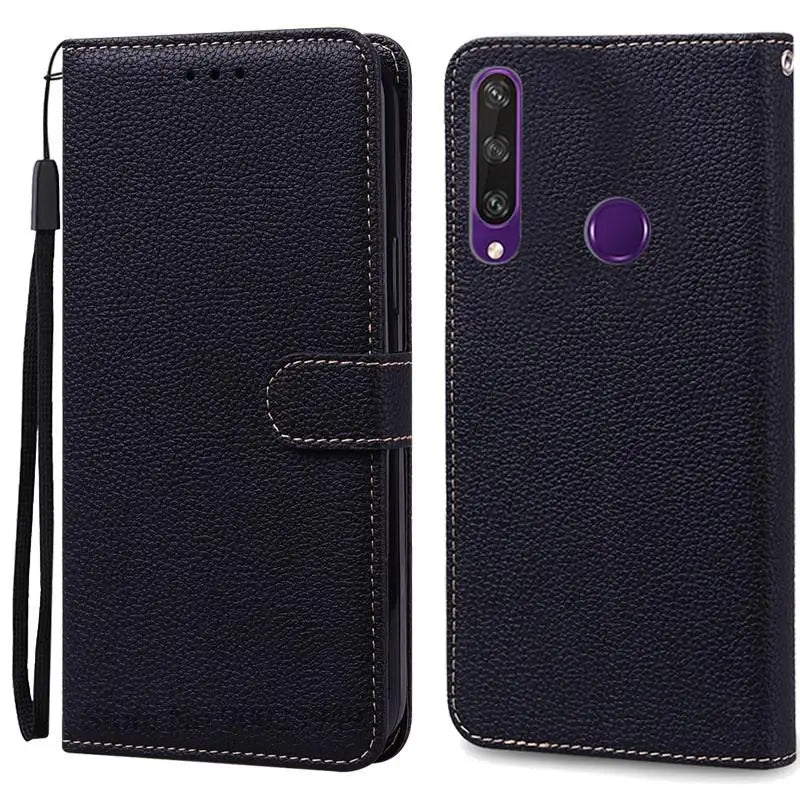 For Huawei Y6P Case Leather Wallet Flip Case For Huawei Y6p Case MED-LX9N Soft Full Cover Coque Fundas for Huawei Y6P Case