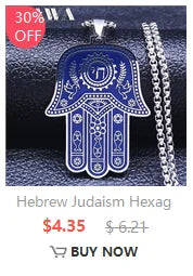 Talisman Of Protection Good Luck Wealth Seal Of Solomon Stainless Steel Necklaces Pendants Men Jewelry salomon hombre N4239