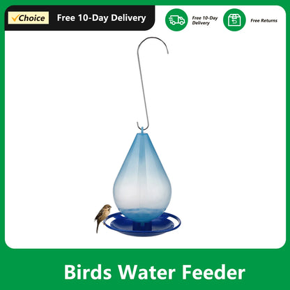 Water Feeder for Bird Bird Waterer Droplet Bird Waterer Hanging Wild Birds Water Feeder for Outdoor Garden Bird Breeding Tools