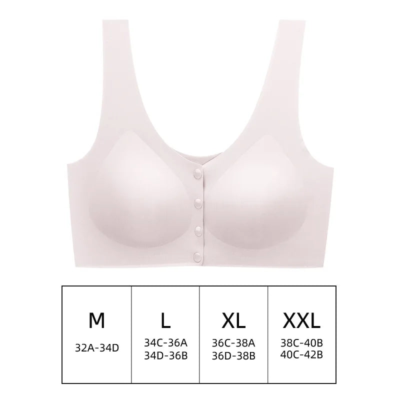 Nursing Bra Maternity Bra With Removable Pads Front Open Buckle Breathable Comfortable 3D Seamless Bras For Women Pregnancy Hot