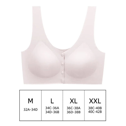 Nursing Bra Maternity Bra With Removable Pads Front Open Buckle Breathable Comfortable 3D Seamless Bras For Women Pregnancy Hot