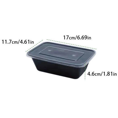 50-Pack Meal Prep Containers Food Storage Lunch Box Reusable To-Go Food Containers