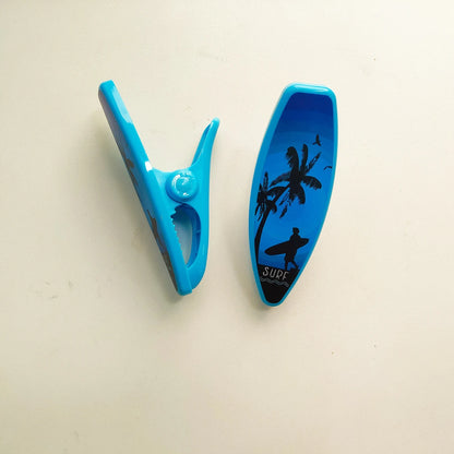 2pcs Beach Towel Clips Clothes Pegs Quilt Peg For Laundry Sunbed Lounger Home Bathroom Drying Racks Retaining Clips