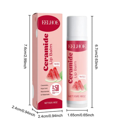 Ceramide Lip Balm Mild Ingredient Waterproof Long Lasting Moisturizing Lips Reduce Fine Line Exfoliating Lip Care Repair Product