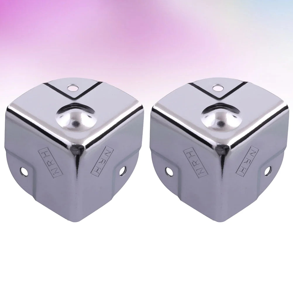 4 Pcs Stainless Steel Corner Protectors Decorative Edge Guards For Furniture Box Wrap Table Guard Hardware Brackets