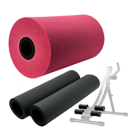 2PCS Foot Foam Pads Rollers Replacement For Leg Extension For Weight Bench Inversion Tables Foot Foam Pads Rollers