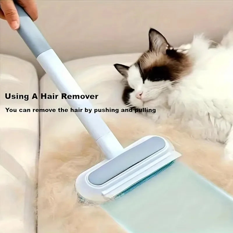 Pet Hair Remover Brush for Dogs Cats,Reusable Lint Portable Car Seat Clothes Sofa Cleaner,Detachable Washable Hair Scraper