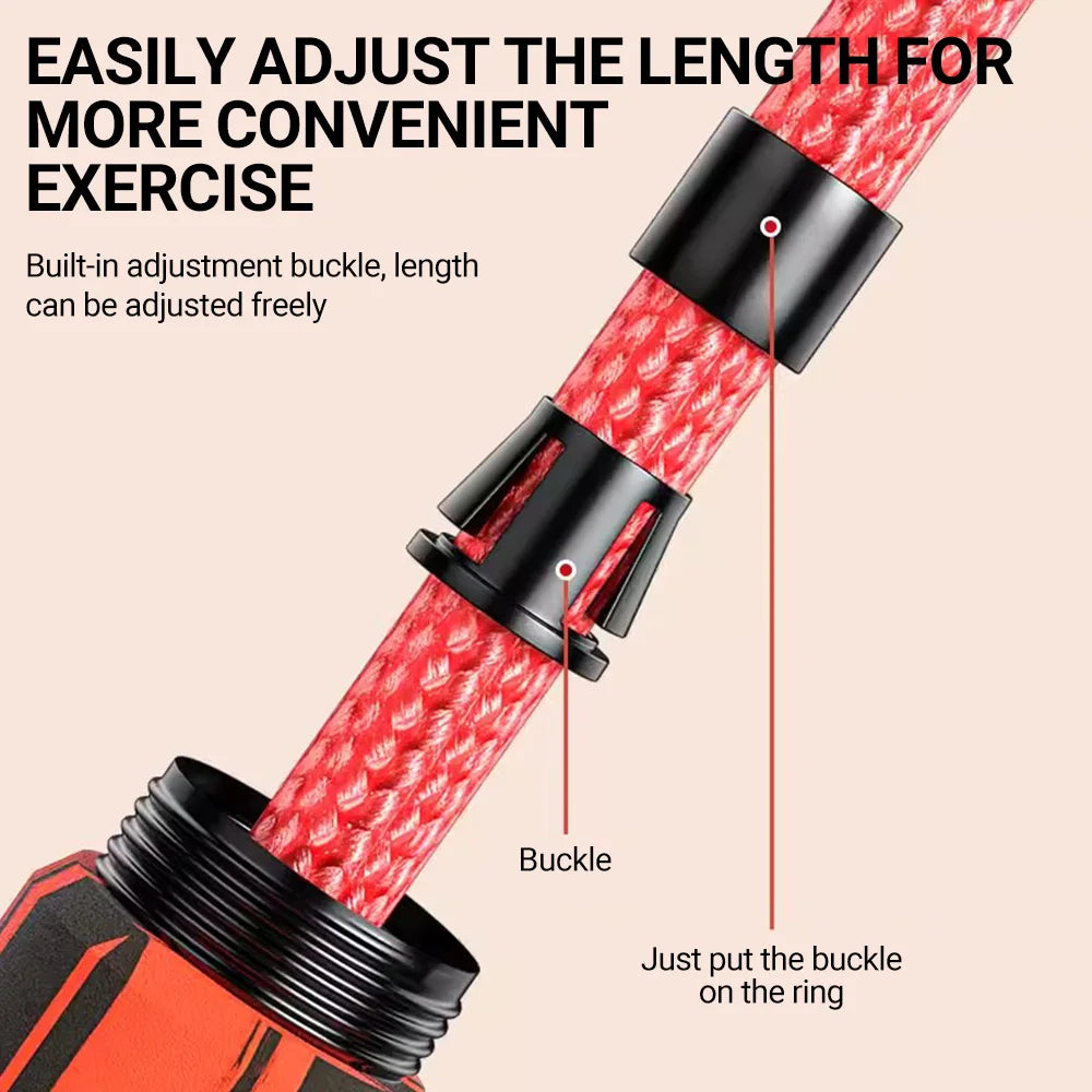 ST ORIGINAL  3/10/15m Thick Long Jump Rope Spring Group Skipping Rope Anti-slip Wooden Handles School Collective Sports Shaking