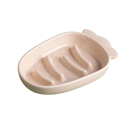 Ceramic Cat Slow Food Bowl Creative Cute Dog Food Feeding Basin Multi-use Large Capacity Pet Drinking Feeder Kitten Puppy