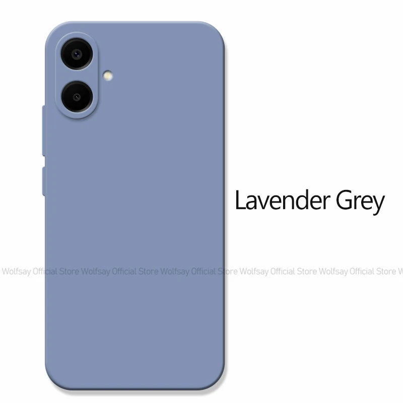 For Samsung Galaxy A06 Case For Samsung Galaxy A06 Cover Funda Shockproof Liquid Silicone TPU Phone Cover For Samsung Galaxy A06