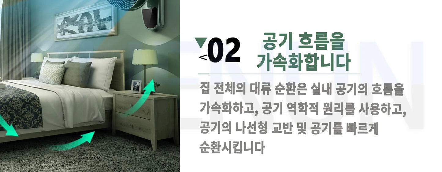 Air circulating wall fan Wall mounted household wall mounted electric fan Kitchen Toilet Non perforated wall electric fan Remote