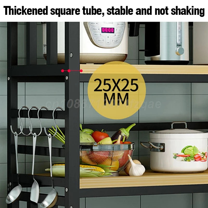 Kitchen  Islands Shelf  Storage Rack Home Organizer Cabinet Furniture With Non-slip Feet For Kitchens Complete Cabinets
