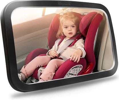 Baby Car Mirror Adjustable Car Back Seat Rear View Mirror 360° Rotation For Rear Facing Infant Safety Monitor Accessories New