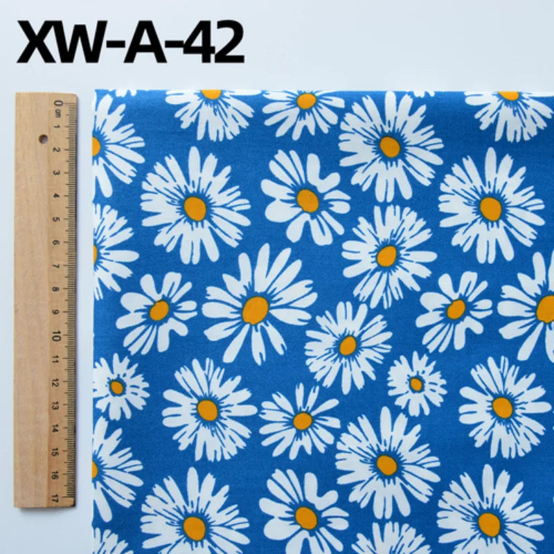 Fabric cotton handmade diy bedding flowers garden flowers pure cotton printing fabric twill cotton fabric sewing