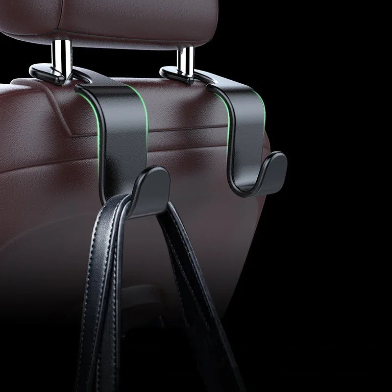 Car Seat Back Hook Universal Headrest Hook Car Accessories Interior Organizer Hanger Holder Storage For Car Bag Handbag Purse