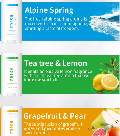 Deodorant Contains Naturally Derived Ingredients, 72 Hour Odor Control | Deodorant for Women Men, Aluminum Free, Coconut Oil 75g