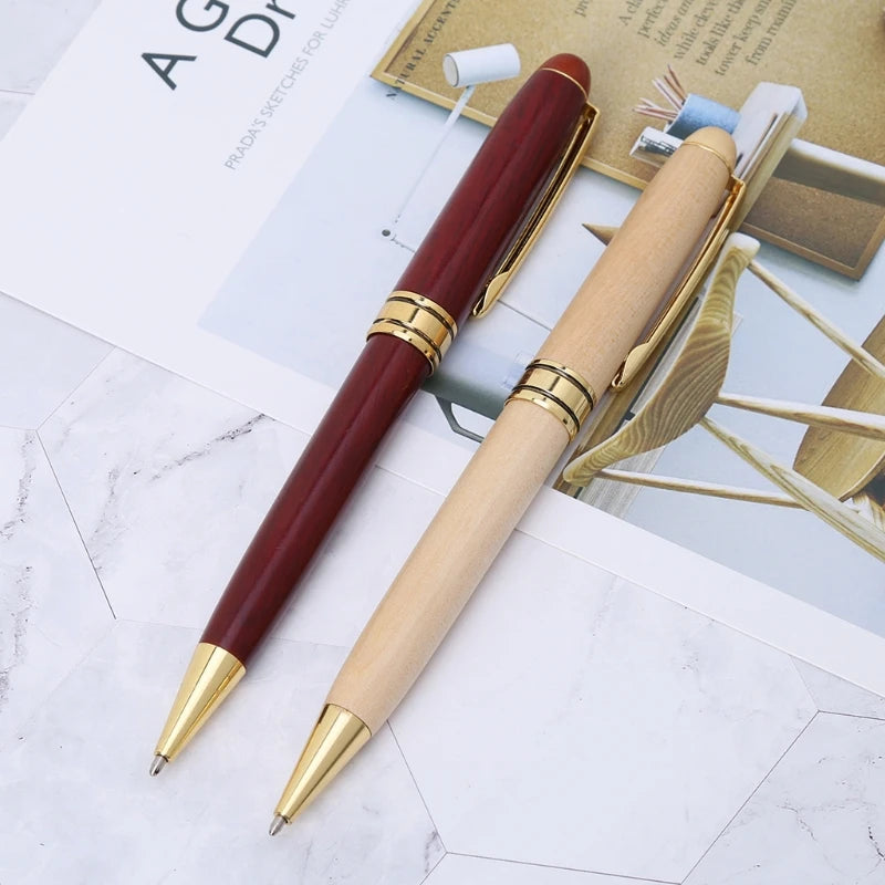 Handmade Twist Ballpoint Pen School Student Stationary Office Writing Tool