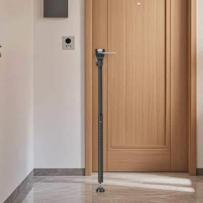 Door Security Bar 44-55 Inch Adjustable Door Security Bar Home Security Door Stopper Door Security 3 In 1 Door Jammer Security