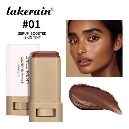 Magic Eraser Foundation Stick Serum Boosted Skin Tint Foundation Stick Smooth Plumper Hight Coverage Travel Bronze Foundation