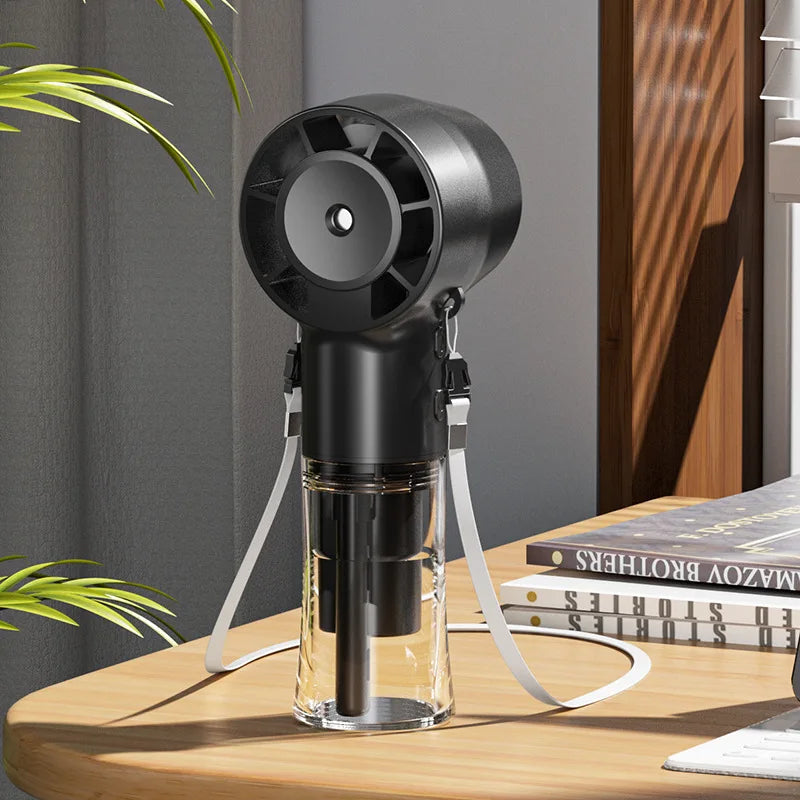Mini Handheld Fan Portable Misting Fans Adjustable Handheld Fan for Commuters Water Humidifier Cooling Gadget