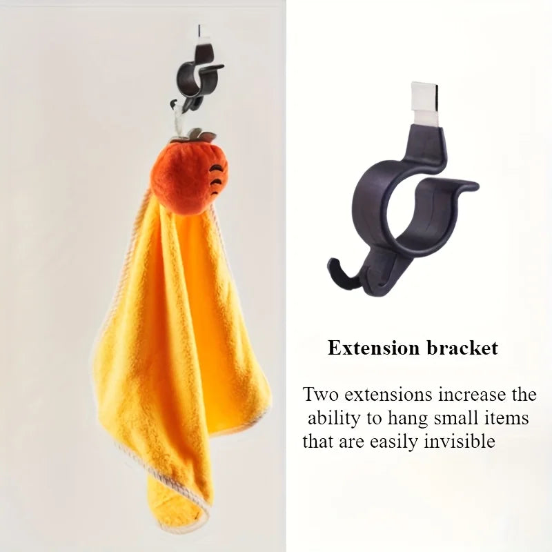 2Pcs Car Trunk Hook - Umbrella Stand Installation - Internal Sunshade in Car Accessories, Extended Two Small Hooks, Car Umbrella Stand, Car Trunk, Umbrella Holder, Umbrella Cover Storage Hook, Clip Car Supplies