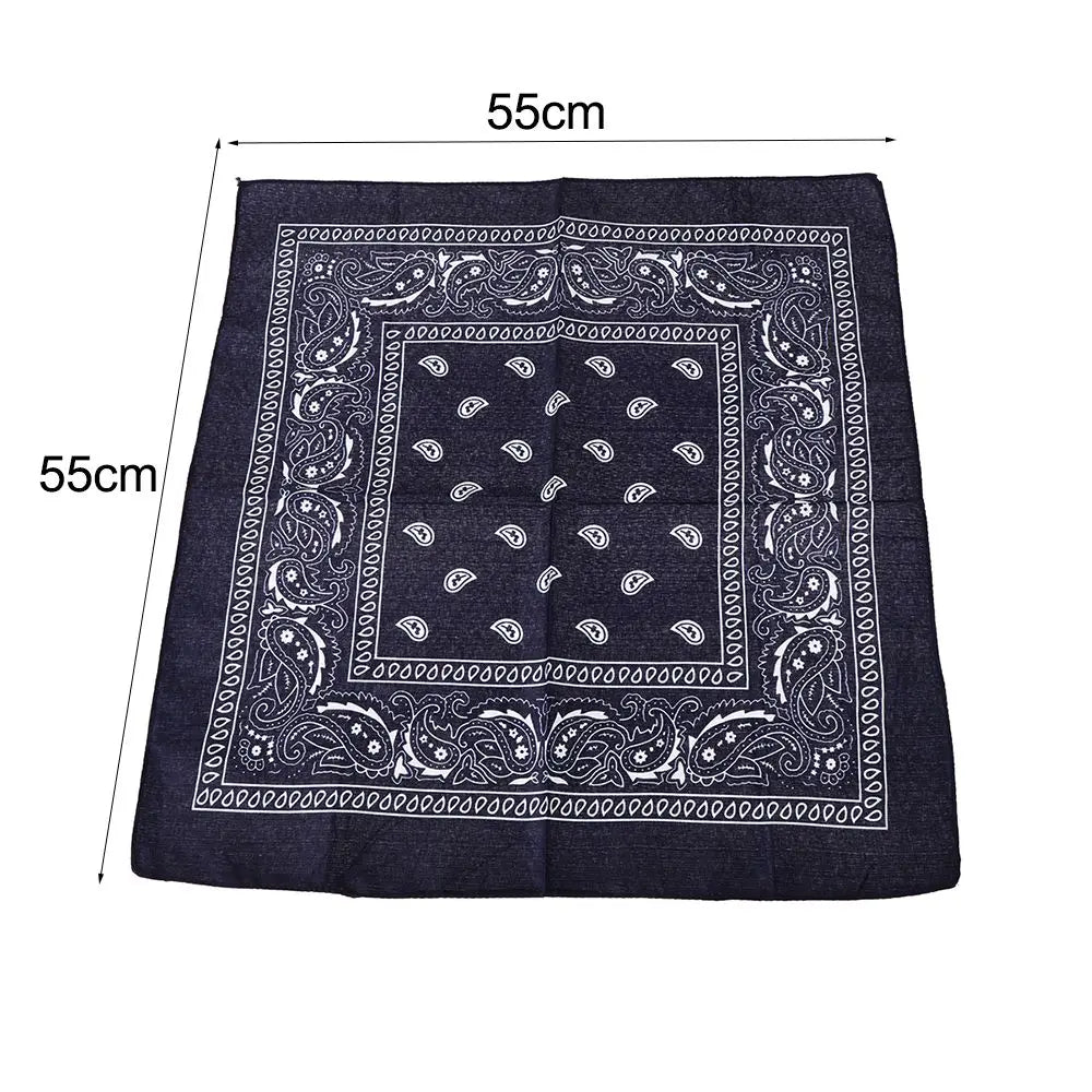 Sports Supplies Handkerchief Neck Scarf Printed Square Scarves Paisley Bandana Hair Band Wristband