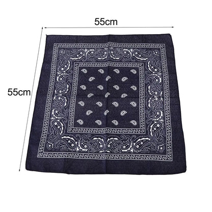 Sports Supplies Handkerchief Neck Scarf Printed Square Scarves Paisley Bandana Hair Band Wristband