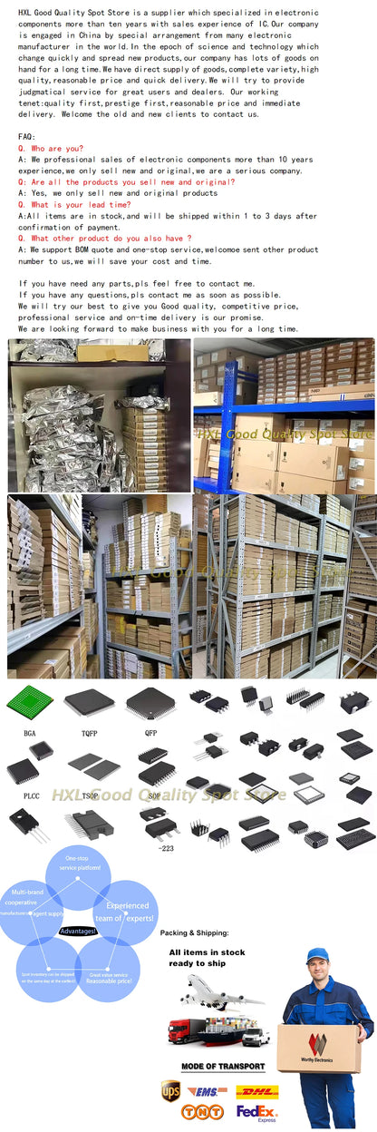 We can help you find any electronic chips you need. Please contact our customer service and send us your BOM list.