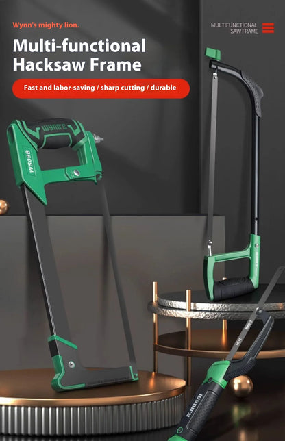 Damaly, Hacksaw Stand, Aluminium Power Hand Saw, Household Mini Adjusting Saw, Bow Stand, Woodworking Saw, Hand Saw