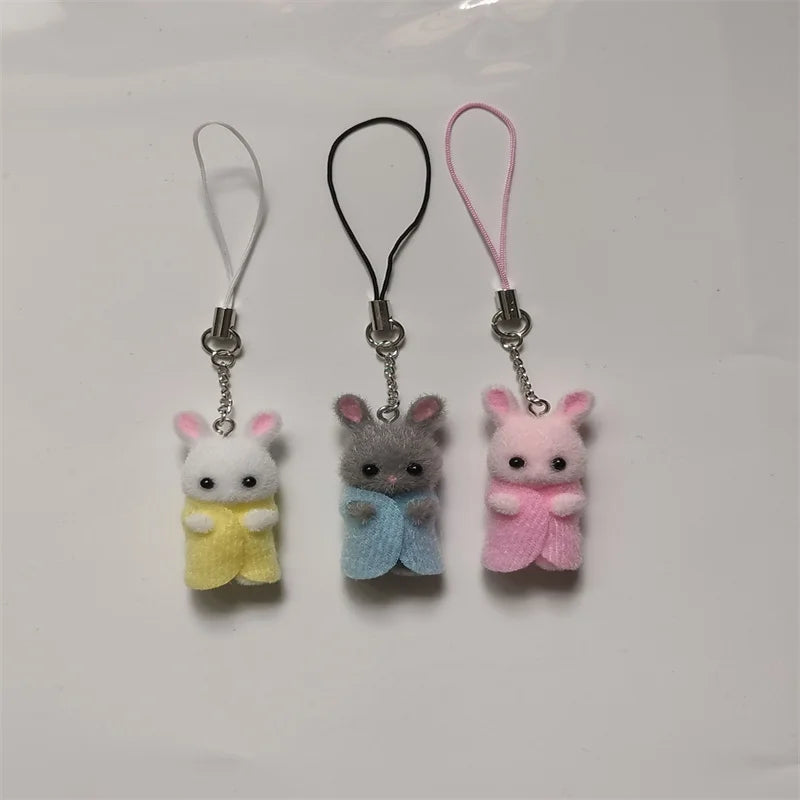Baby Calico Critter Bunny Phone Case Charm | Phone Accessories, Rabbit, Charms, Keychains