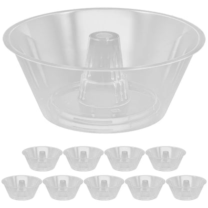 10pcs Convenient Drink Cup Bowls Snacks and Drink Cup Bowl Portable Drink Cup TopBowls Convenient Outdoor Food Bowls