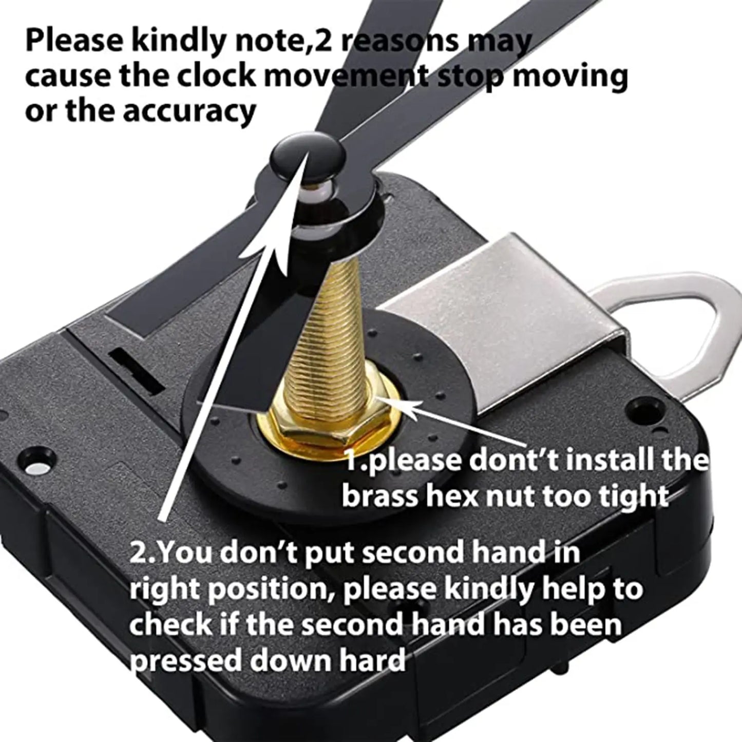 28mm Long Shaft Quartz Clock Movement Mechanism Clock Repair Kit Clock Mechanism Replacement DIY Motor Clock Accessories